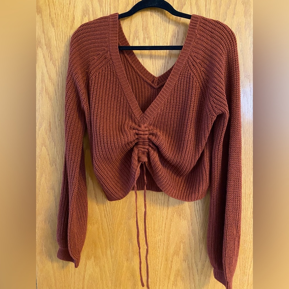 Red sweater